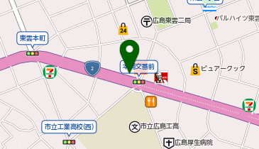 天下一品 東雲店の地図画像