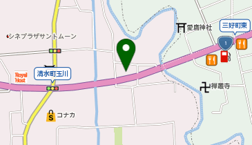 天下一品 三島清水町店の地図画像