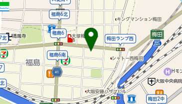 天下一品 福島店の地図画像