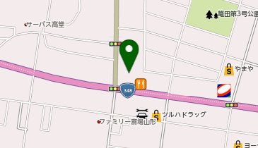 天下一品 山形南館店の地図画像