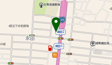 天下一品 深江橋店の地図画像