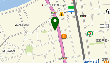 天下一品 三国店の地図画像