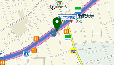 天下一品 駒沢店の地図画像