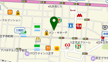 天下一品 八王子店の地図画像