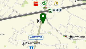 天下一品 府中中河原店の地図画像