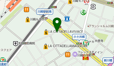天下一品 川崎店の地図画像