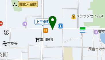 コンタクトのアイシティ 奈良店の地図画像