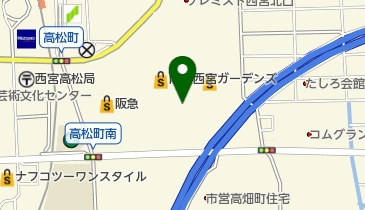 コンタクトのアイシティ 阪急西宮ガーデンズ店の地図画像