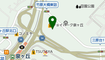 コンタクトのアイシティ 泉ケ丘(ジョイパーク)店の地図画像