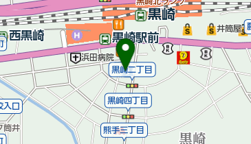 コンタクトのアイシティ 黒崎駅前店の地図画像