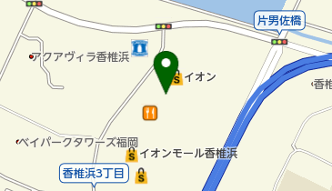 コンタクトのアイシティ 香椎浜店の地図画像