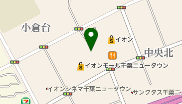 コンタクトのアイシティ イオンモール千葉ニュータウン店の地図画像