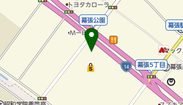 コンタクトのアイシティ イトーヨーカドー幕張店の地図画像