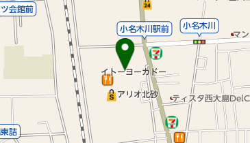 コンタクトのアイシティ アリオ北砂店の地図画像