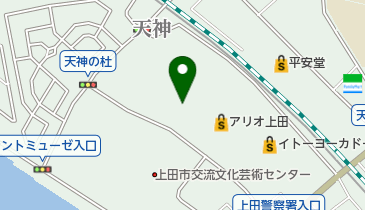 コンタクトのアイシティ アリオ上田店の地図画像