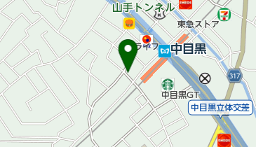 コンタクトのアイシティ 中目黒店の地図画像