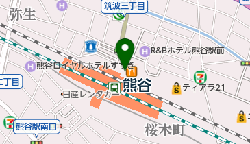 コンタクトのアイシティ アズ熊谷店の地図画像