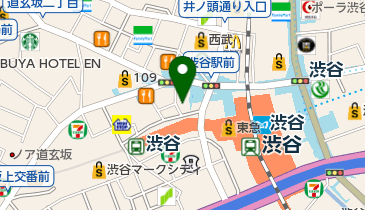 コンタクトのアイシティ 渋谷駅前店の地図画像