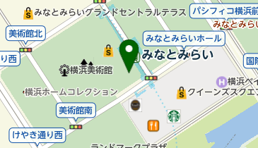 コンタクトのアイシティ MARK IS みなとみらい店の地図画像