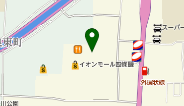 コンタクトのアイシティ イオンモール四條畷店の地図画像
