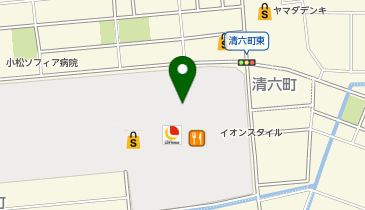 コンタクトのアイシティ イオンモール新小松店の地図画像