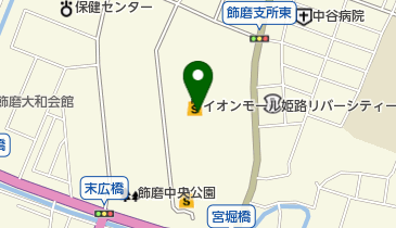 コンタクトのアイシティ イオンモール姫路リバーシティー店の地図画像