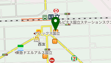 コンタクトのアイシティ 国立店の地図画像