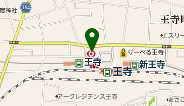 コンタクトのアイシティ 王寺店の地図画像