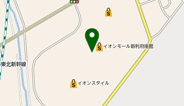 コンタクトのアイシティ イオンモール新利府南館店の地図画像