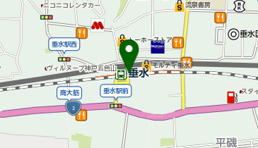 コンタクトのアイシティ プリコ垂水店の地図画像