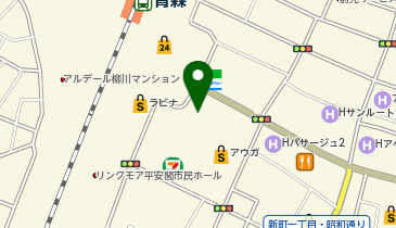 コンタクトのアイシティ 青森駅前店の地図画像