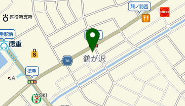 コンタクトのアイシティ メガワールド徳重店の地図画像