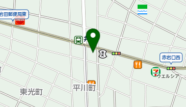 コンタクトのアイシティ メガワールド豊橋店の地図画像