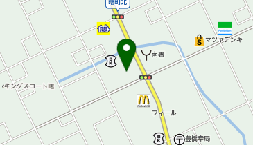 コンタクトのアイシティ メガワールド豊橋曙店の地図画像