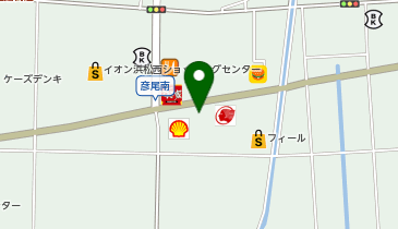 コンタクトのアイシティ メガワールド浜松西店の地図画像