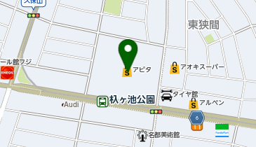 コンタクトのアイシティ アピタ長久手店の地図画像