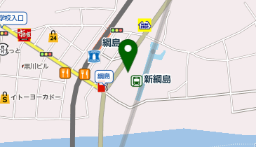 コンタクトのアイシティ 新綱島店の地図画像