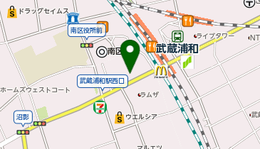 コンタクトのアイシティ 武蔵浦和駅前店の地図画像