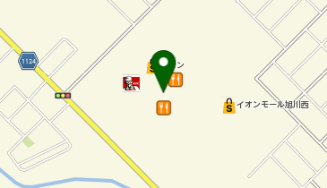 コンタクトのアイシティ イオンモール旭川西店の地図画像