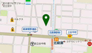 コンタクトのアイシティ ららテラス北綾瀬店の地図画像