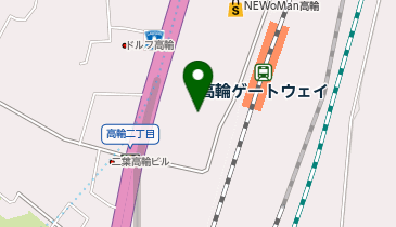 コンタクトのアイシティ ニュウマン高輪店の地図画像