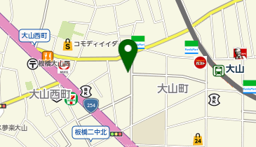 コンタクトのアイシティ 大山店の地図画像