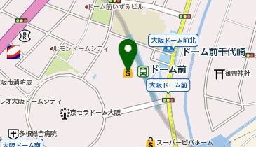 コンタクトのアイシティ イオンモール大阪ドームシティ店の地図画像