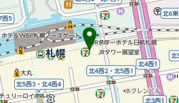 コンタクトのアイシティ 札幌ステラプレイス店の地図画像