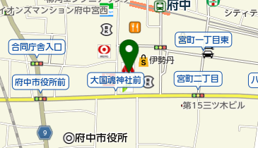 コンタクトのアイシティ 府中フォーリス店の地図画像