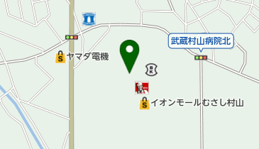 コンタクトのアイシティ イオンモールむさし村山店の地図画像