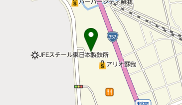 コンタクトのアイシティ アリオ蘇我店の地図画像