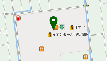 コンタクトのアイシティ イオンモール浜松市野店の地図画像
