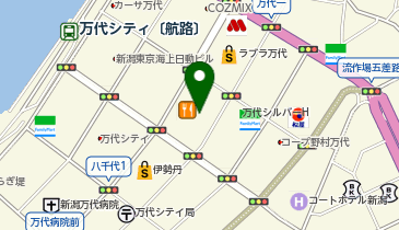 てもみん新潟万代シテイバスセンター店の地図画像