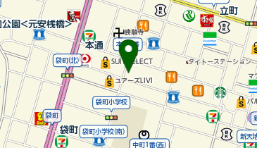 グローバル治療院 広島本通店の地図画像